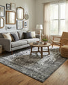 Casablanca Tapestry Collection Area Rug - Fes Rectangle Steel gray  lifestyle 39