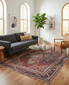 Heritage Elegance Collection Area Rug -  Schonbrunn Rectangle Burgundy  lifestyle 9