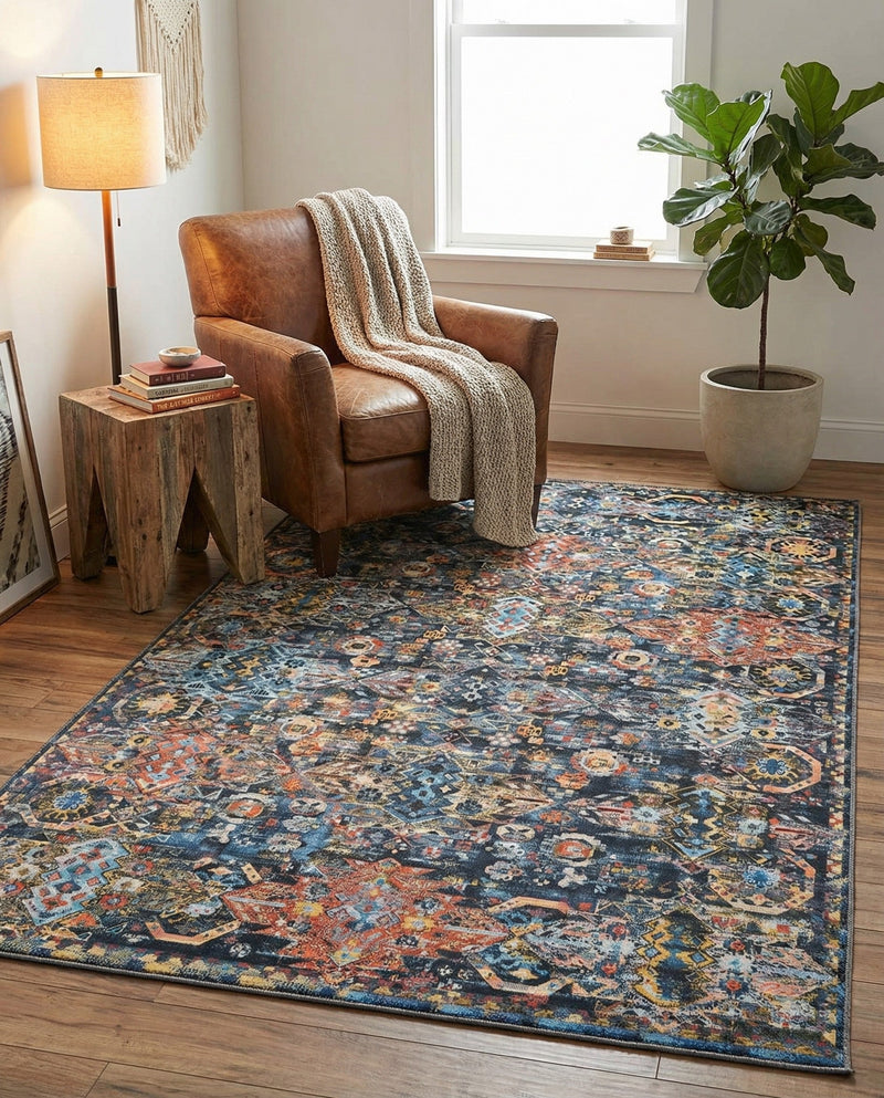 Heritage Elegance Collection Area Rug -  Potala Rectangle Multi  lifestyle 8