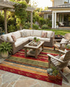 Urban Terrace Collection Area Rug -  Rooftop Rectangle Multi  lifestyle 34