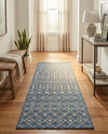 Savannah Pergola Collection Area Rug -  Pergola (Blue) Runner Blue  lifestyle 74