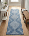 Urban Terrace Collection Area Rug -  Chelsea (Blue) Runner Blue  lifestyle 30