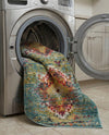 Venetian Tapestry Collection Area Rug -  SanMarco Rectangle Turquoise  lifestyle 27