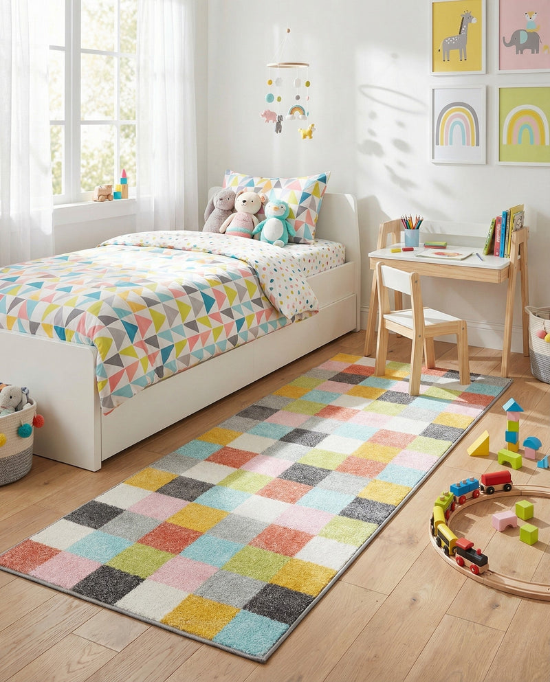Wonder Tykes Collection Area Rug -  Mythic Runner Multi  lifestyle 40