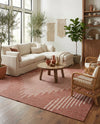 Urban Terrace Collection Area Rug -  Chelsea (Rust Red) Square Rust Red  lifestyle 60