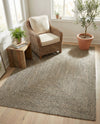 Highland Woven Jute Collection Area Rug - Glenmore (Gray) Rectangle Gray  lifestyle 11