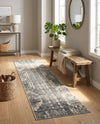 Cascade Range Collection Area Rug - Hood (Gray) Runner Gray  lifestyle 45