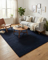 Lana Tasmanian Wool Collection Area Rug - Waitomo Rectangle Navy Blue  lifestyle 20
