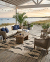 Seaside Haven Rugs Collection Area Rug -  Seabreeze Square Beige  lifestyle 73
