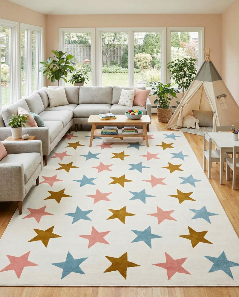 Wonder Tykes Collection Area Rug -  Fantasia Rectangle Multi  lifestyle 9