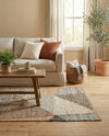 Desert Weave Jute Collection Area Rug -  Mojave Rectangle Multi  lifestyle 6
