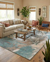 Savannah Sojourn Collection Area Rug -  Okavango Rectangle Multi  lifestyle 10