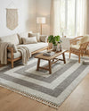 Sahara Chic Collection Area Rug -  Casablanca Rectangle Gray  lifestyle 42