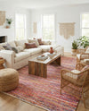 Zigzag Marina Collection Area Rug - HarborStripes Rectangle Multi  lifestyle 36