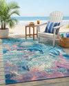 Seaside Haven Rugs Collection Area Rug - Marina Rectangle Multi  lifestyle 32