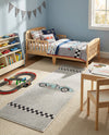 Wonder Tykes Collection Area Rug -  Confetti Runner Gray  lifestyle 26