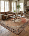 Patio Heritage Collection Area Rug -  Gazebo Rectangle Multi  lifestyle 26