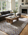 Woolen Sphere Collection Area Rug - Orbsburg (Pink and Purple) Rectangle Pink and Purple  lifestyle 17
