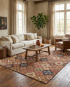 Benares Handwoven Jute Collection Area Rug - Ganges Rectangle Multi  lifestyle 15