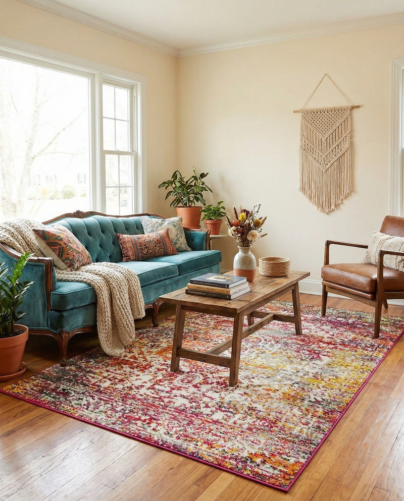 Georgetown Rugs Collection Area Rug - Dupont (Multi) Rectangle Multi  lifestyle 20