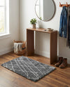 Cozy Haven Shag Collection Area Rug - Serenity (Pebble Gray) Rectangle Pebble Gray  lifestyle 8
