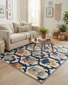 Caribbean Terrace Collection Area Rug -  Dominica Rectangle Ivory  lifestyle 15