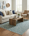 Urban Oasis Rugs Collection Area Rug -  Terrace (Teal) Rectangle Teal  lifestyle 21