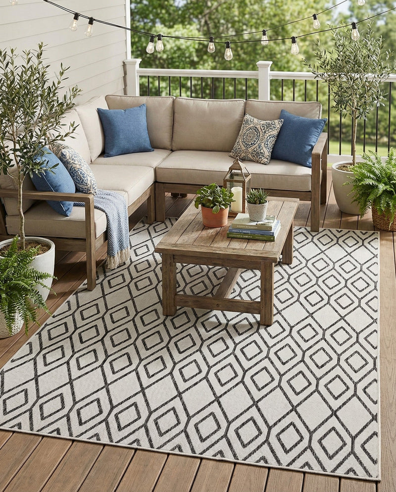 Urban Oasis Rugs Collection Area Rug -  Boulevard (Ivory) Rectangle Ivory  lifestyle 17