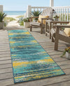 Seaside Haven Rugs Collection Area Rug -  Sandbar Runner Multi.Blue  lifestyle 37