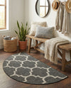 Savannah Pergola Collection Area Rug - Arbor (Black) Hearth Black  lifestyle 70