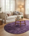 Sahara Essence Collection Area Rug - Oasis (Purple) Oval Purple  lifestyle 43