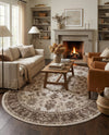 Andes Summit Collection Area Rug -  Aconcagua Oval Cream  lifestyle 67