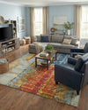 Urban Terrace Collection Area Rug -  Arbour Rectangle Multi  lifestyle 7