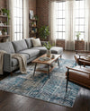 Seville Elegance Collection Area Rug - Cordoba Rectangle Gray Blue  lifestyle 20