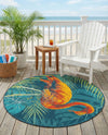 Seaside Haven Rugs Collection Area Rug -  Tidepool Round Multi  lifestyle 47