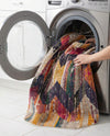Colorburst Oasis Collection Area Rug -  Mirage Octagon Multi  lifestyle 45