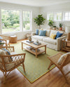 Urban Oasis Rugs Collection Area Rug -  Rooftop (Yellow and Aqua) Rectangle Yellow and Aqua  lifestyle 16