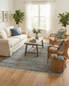 Osian Looms Collection Area Rug - Capri Rectangle Blue  lifestyle 38