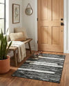 Cathedral Elegance Collection Area Rug - Chapel Rectangle Black  lifestyle 28