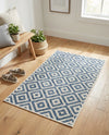 Urban Oasis Rugs Collection Area Rug -  Rooftop (Blue) Rectangle Blue  lifestyle 18