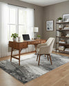 Copenhagen Edge Collection Area Rug - Nyhavn Rectangle Black  lifestyle 50