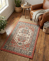 Patio Heritage Collection Area Rug - Veranda Rectangle Multi  lifestyle 20