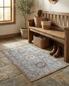 Heritage Elegance Collection Area Rug -  Neuschwanstein Rectangle Soft Green  lifestyle 37