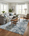 Luminara Sands Collection Area Rug - Elysium (Vintage Blue) Rectangle Vintage Blue  lifestyle 9