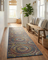 Coastal Terrace Collection Area Rug -  Lagoon Runner Multi  lifestyle 45