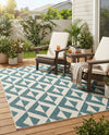 Urban Oasis Rugs Collection Area Rug -  Highrise (Teal) Rectangle Teal  lifestyle 9