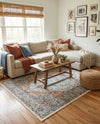 Mykonos Manor Collection Area Rug - Delos Rectangle Ivory  lifestyle 36
