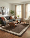 Studio Haven Collection Area Rug -  Alcove (Brown) Rectangle Brown  lifestyle 5