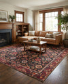 Heritage Elegance Collection Area Rug -  Himeji Rectangle Black  lifestyle 38