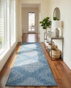 Urban Terrace Collection Area Rug -  Chelsea (Blue) Runner Blue  lifestyle 73